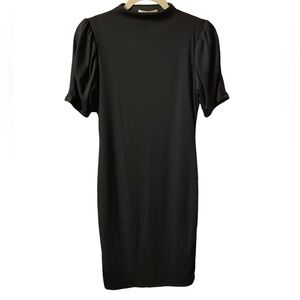 NWT MIKEY & JOEY RIBBED PUFF SLEEVE T-SHIRT DRESS
